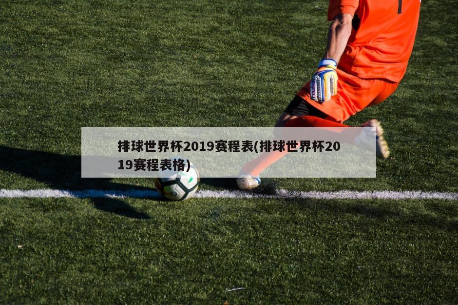 排球世界杯2019赛程表(排球世界杯2019赛程表格)